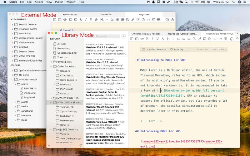 MWeb Pro Screenshot 1