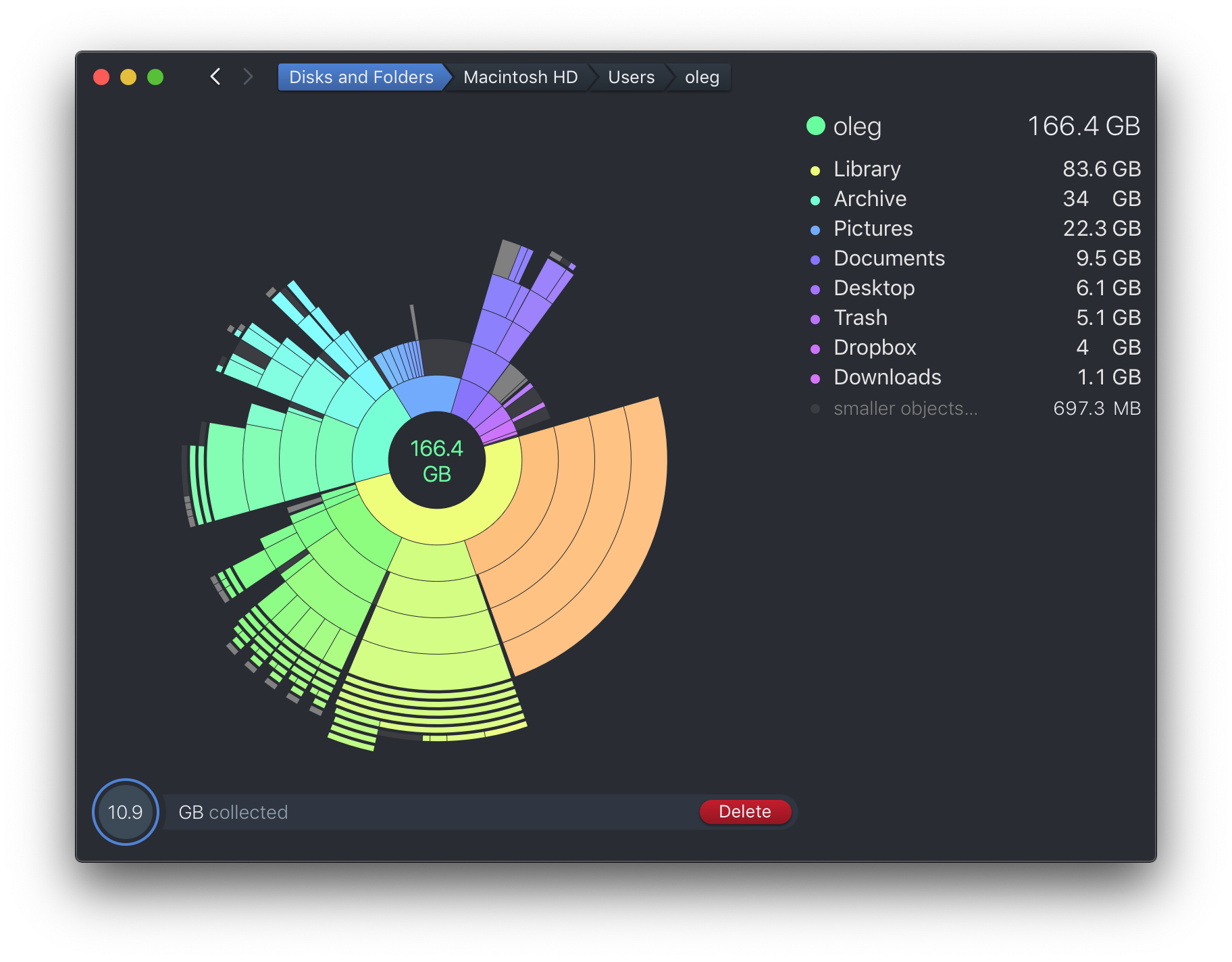 DaisyDisk Screenshot 1