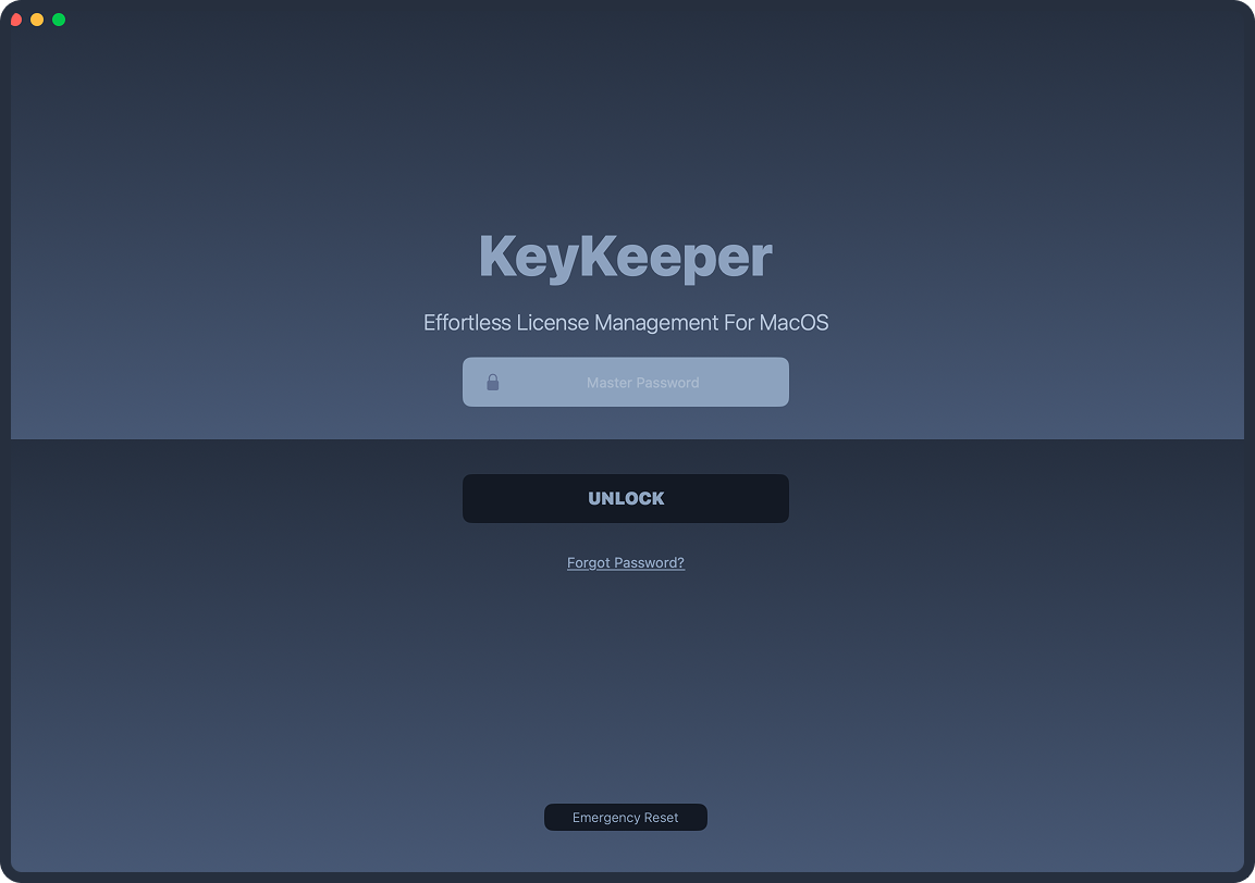 KeyKeeper - License Manager Screenshot 1