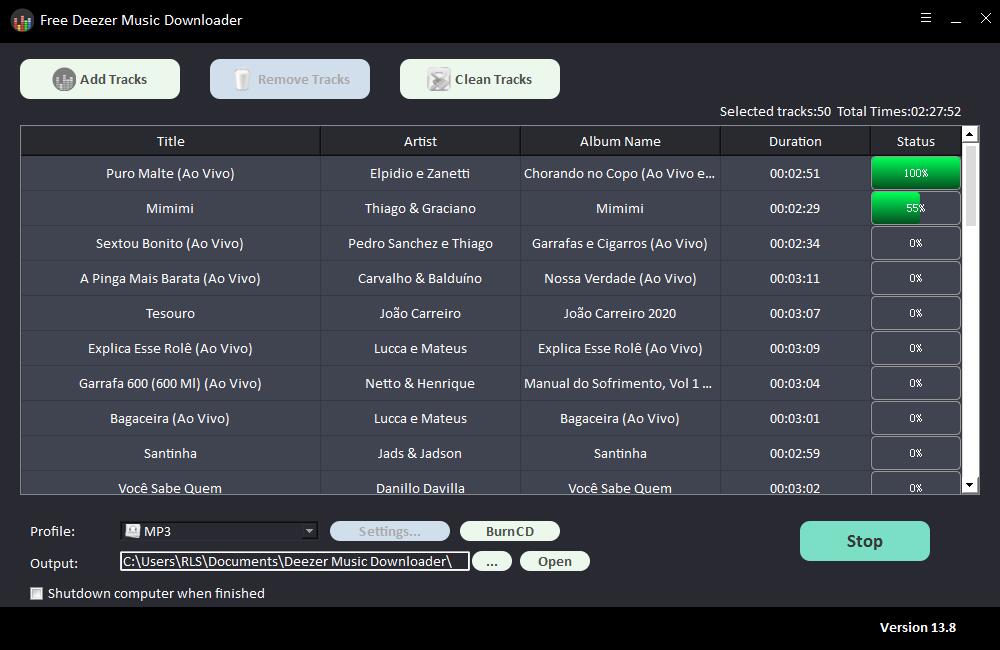Deezer Music Downloader [Windows/PC] Screenshot 1