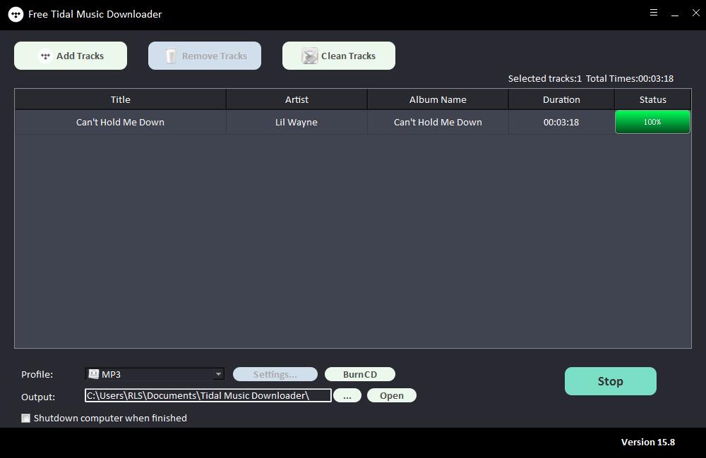 Tidal Music Downloader [Windows/PC] Screenshot 1