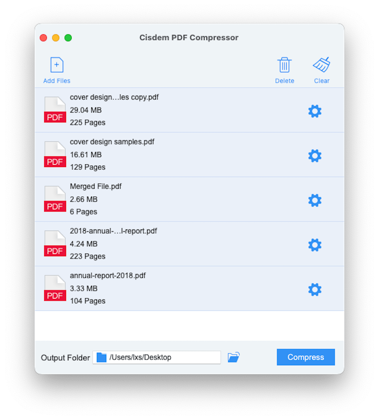 Cisdem PDF Compressor Screenshot 1