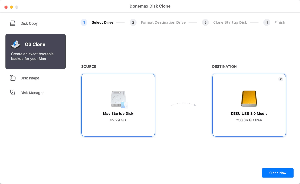 Donemax Disk Clone Screenshot 1