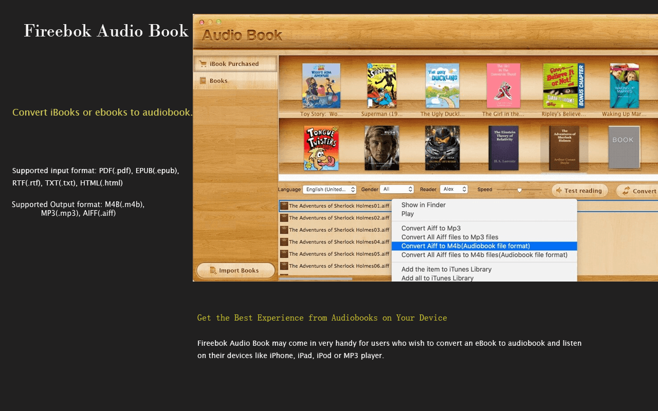 Audio Book Screenshot 1
