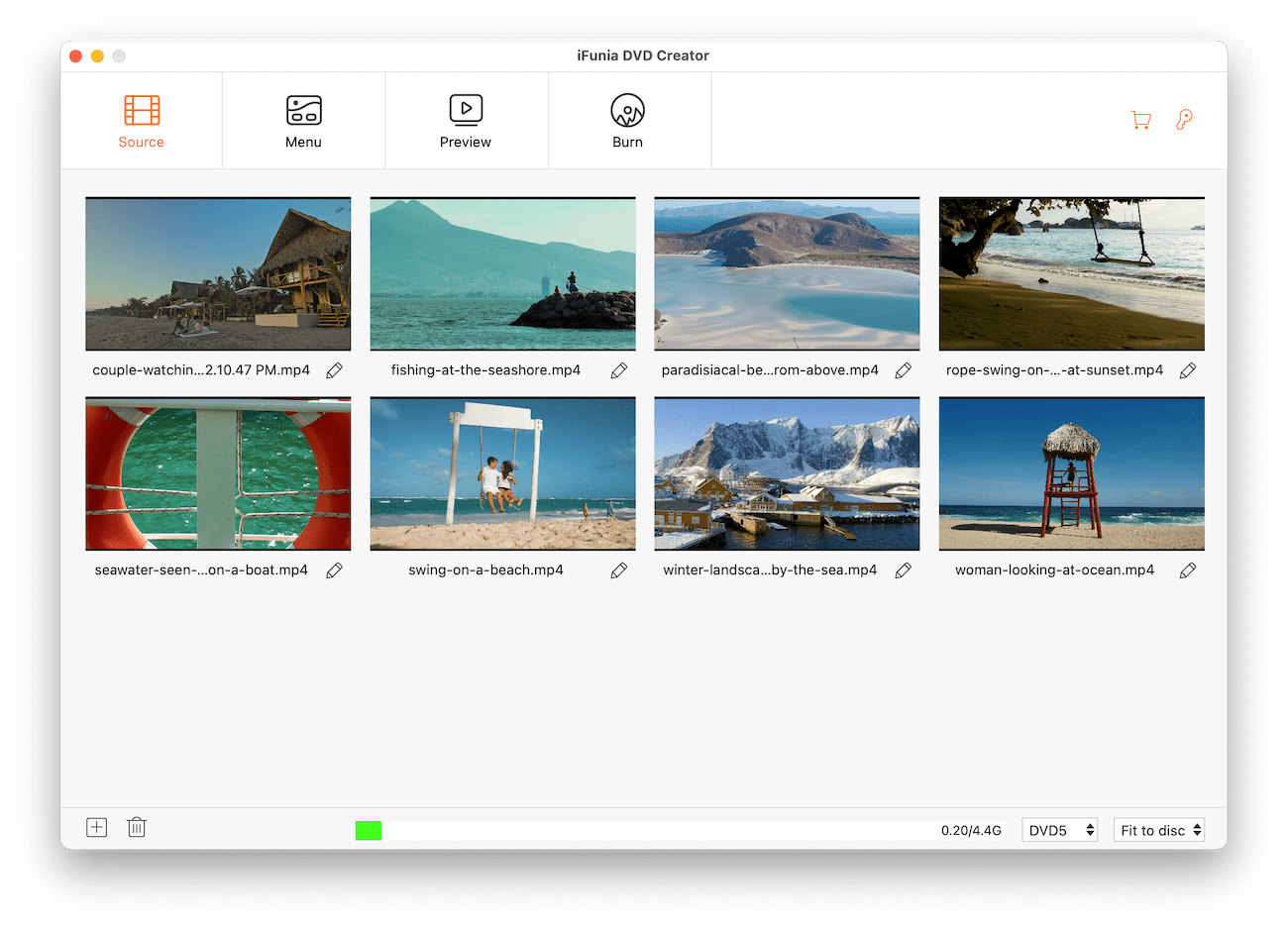 iFunia DVD Creator Screenshot 1