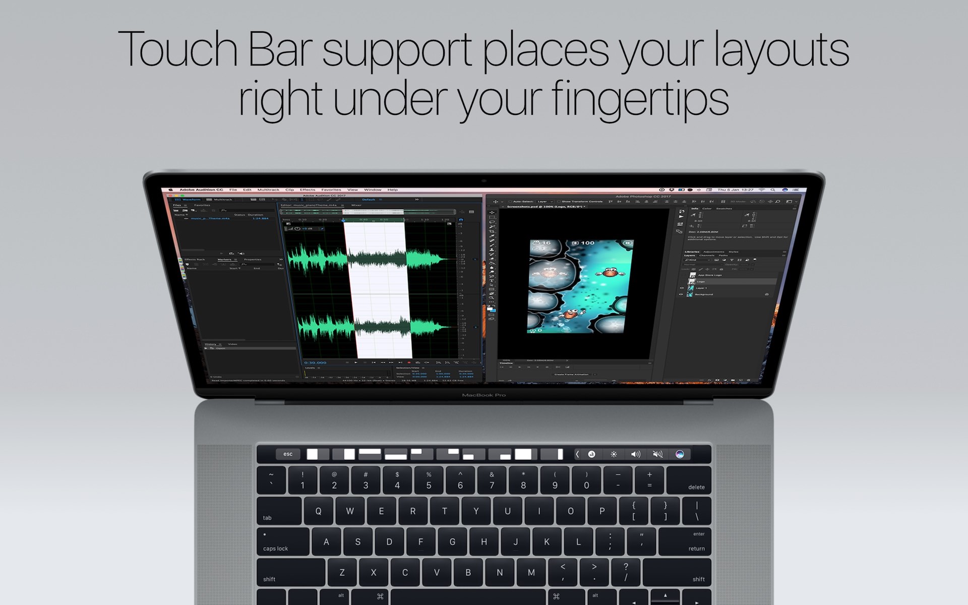 touchbar support