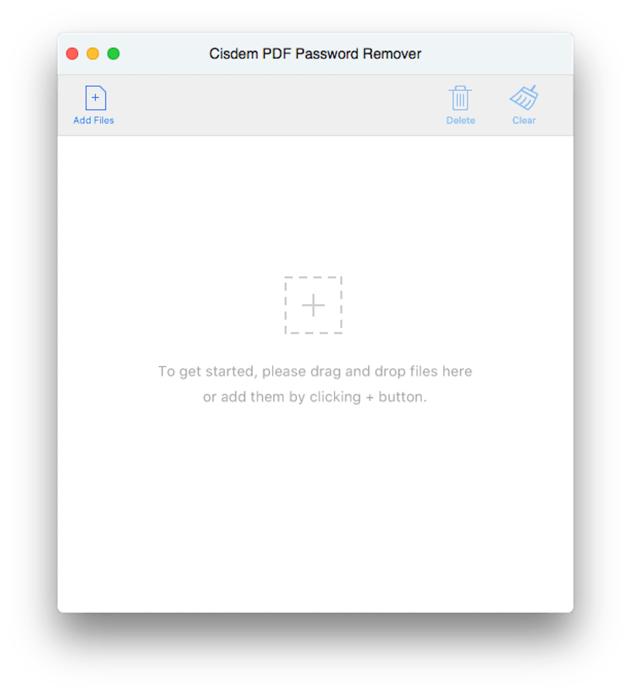 Cisdem PDF Password Remover Screenshot 1