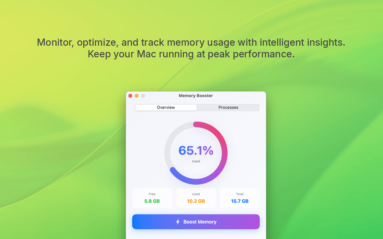 Esnili.co Memory Booster Mac App Screenshot
