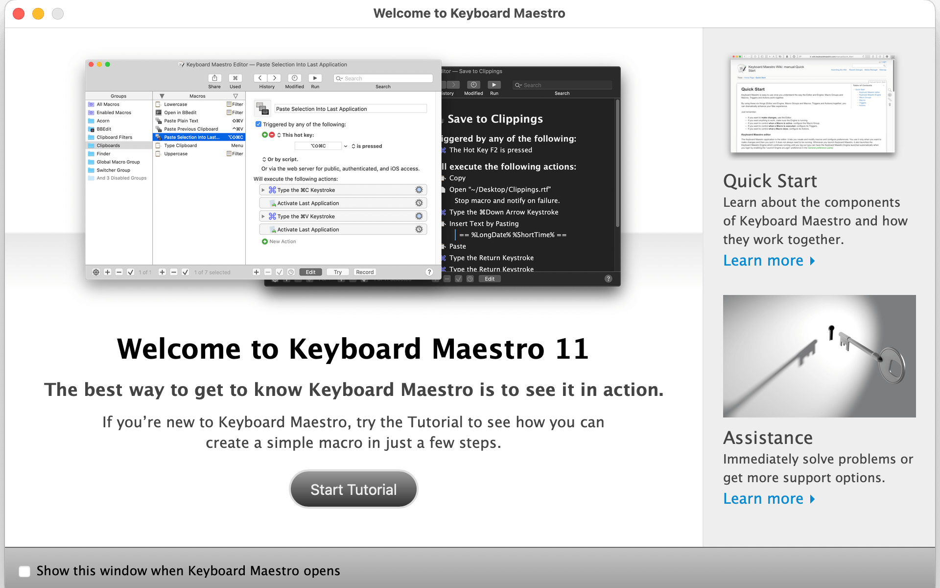Keyboard Maestro Screenshot 1