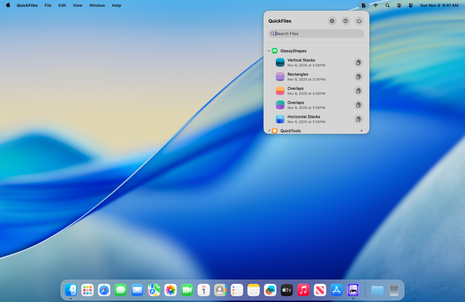 QuickFiles Screenshot 1