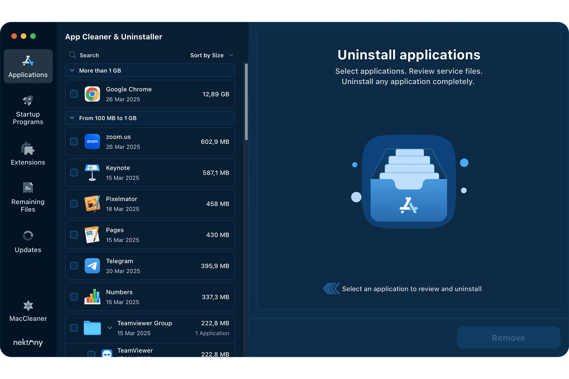 App Cleaner & Uninstaller Screenshot 1