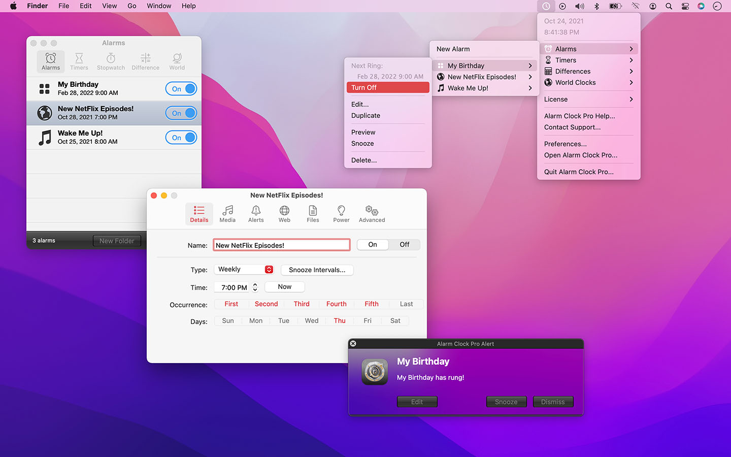 Alarm Clock Pro Screenshot 1