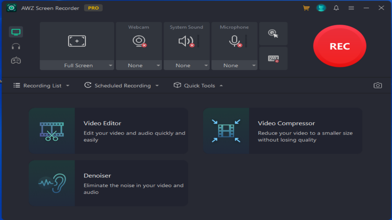 AWZ Screen Recorder for Mac Screenshot 1