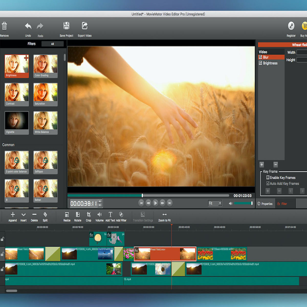 MovieMator Video Editor Pro for Mac Screenshot 1