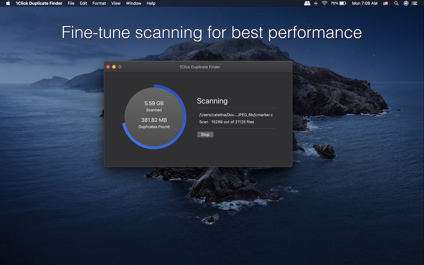 1Click Duplicate Finder Screenshot 1