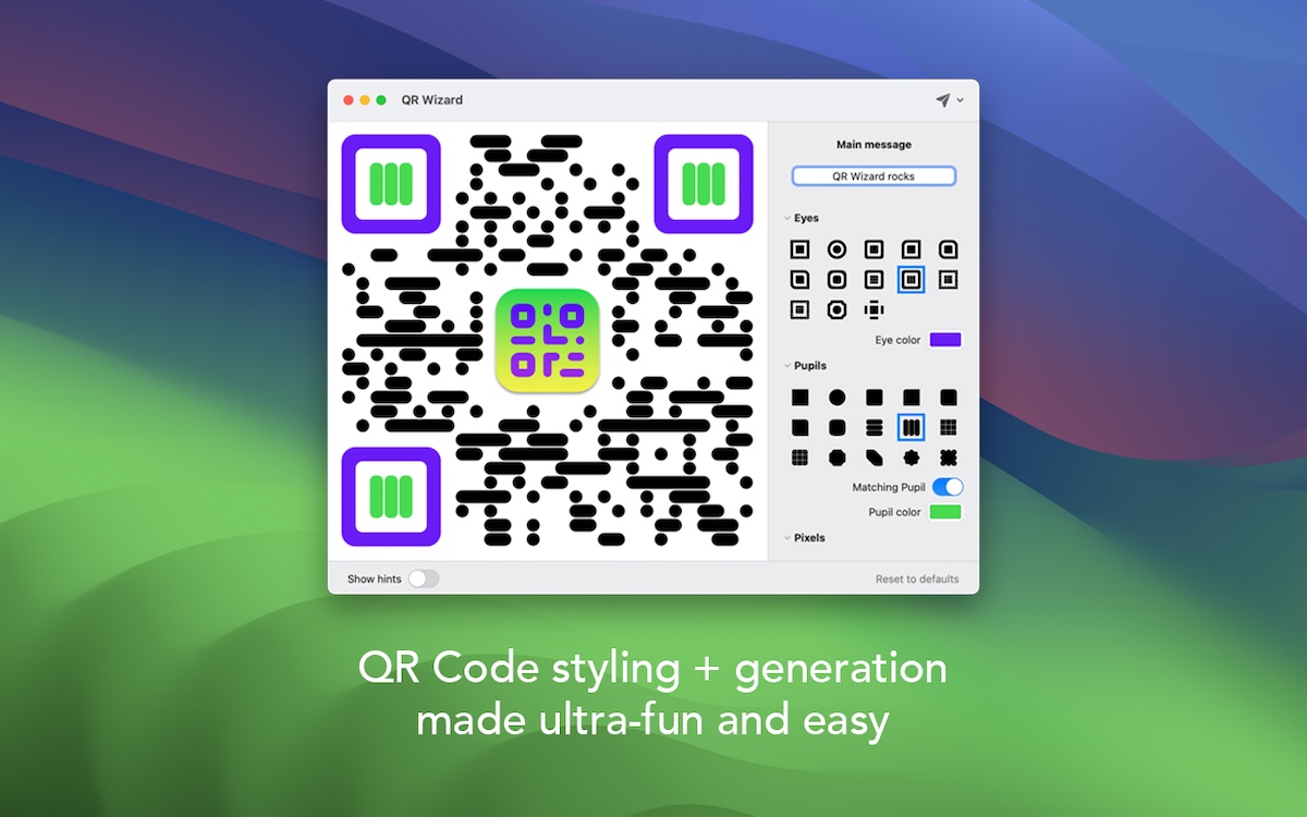 QR Wizard Screenshot 1