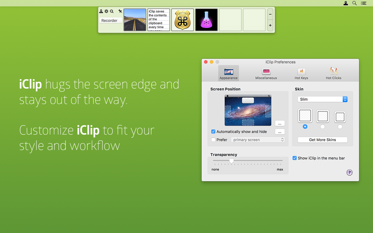 iClip Screenshot 1