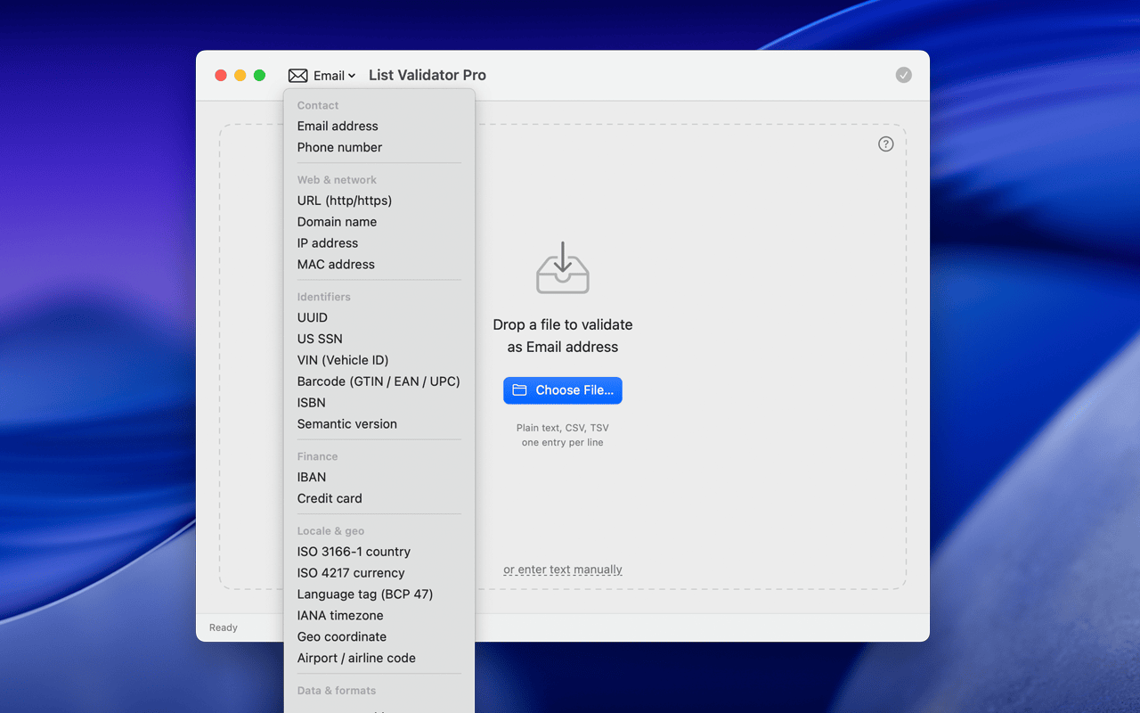 List Validator Pro screenshot