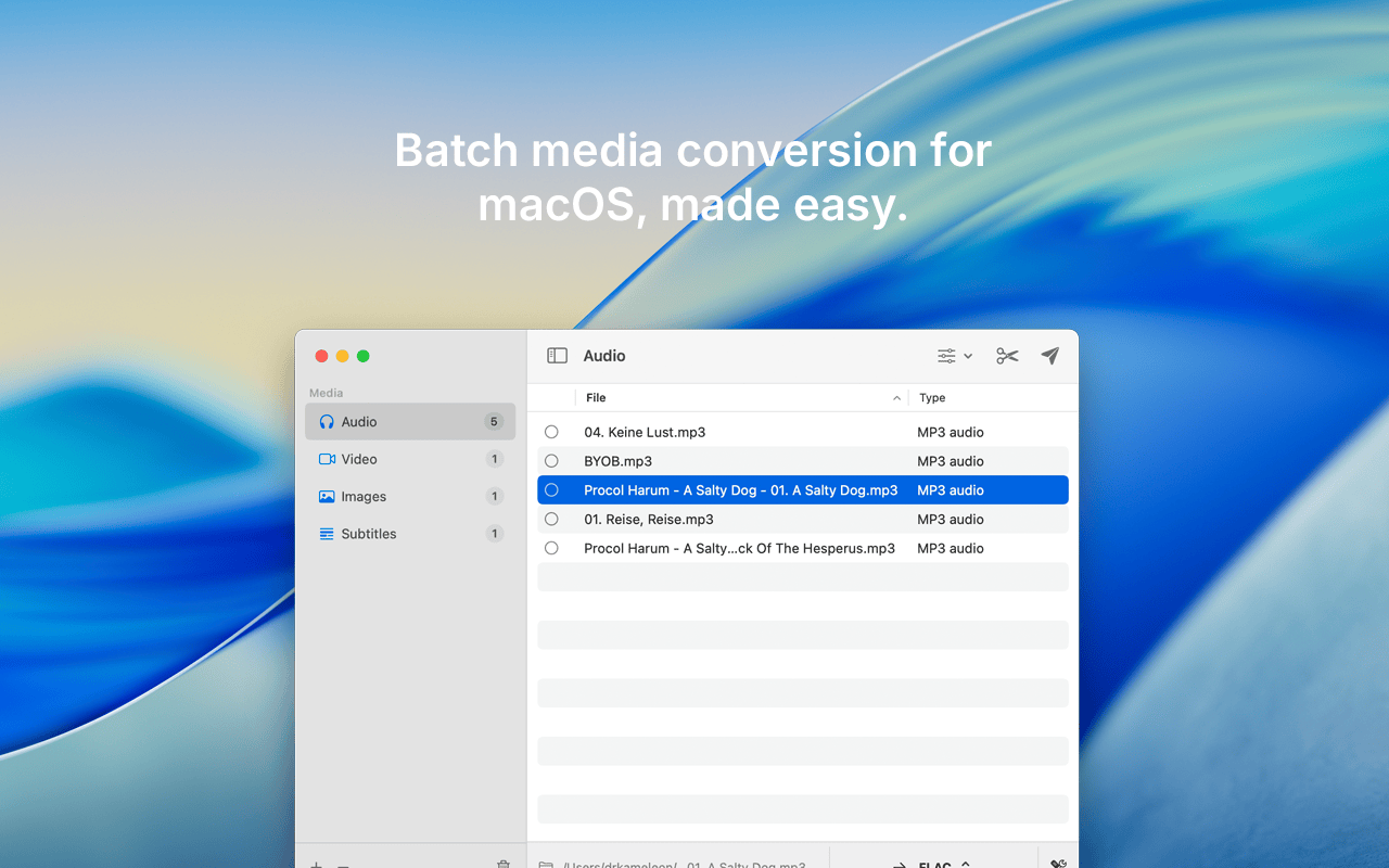 batch conversions