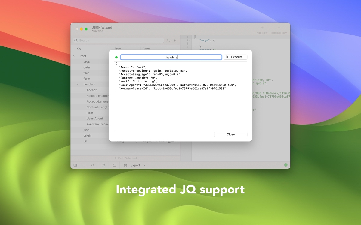 JSON Wizard Screenshot 1