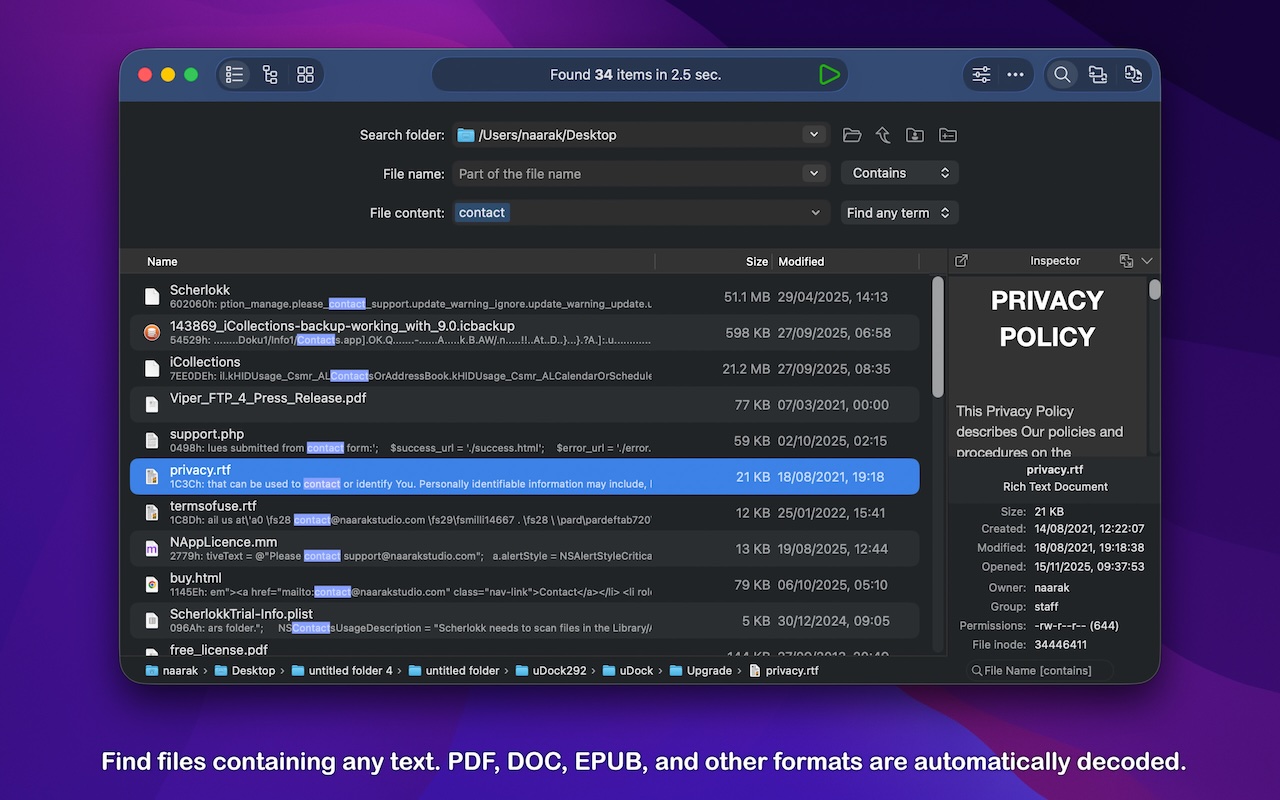 Scherlokk Screenshot 1