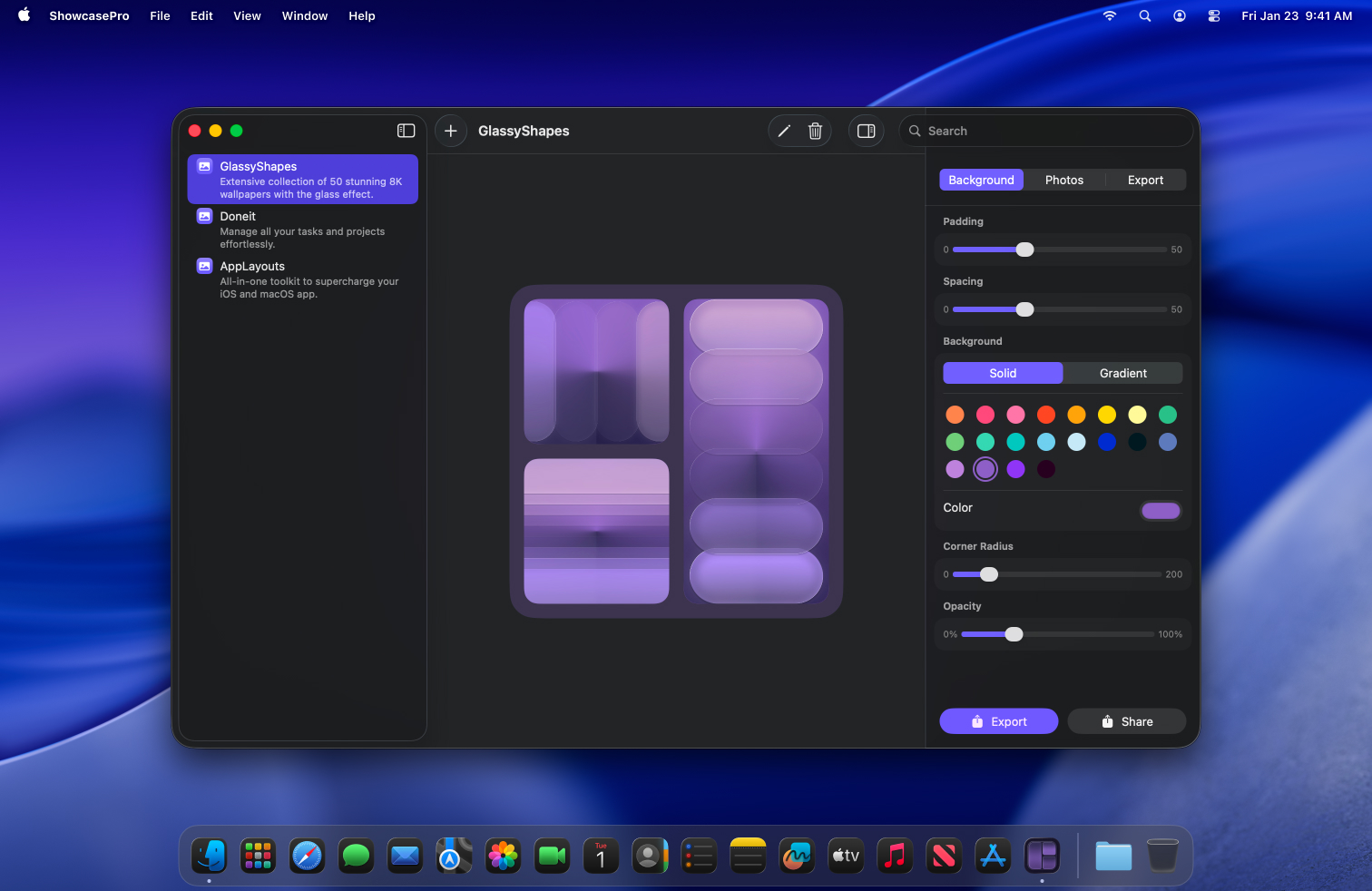 ShowcasePro Screenshot 1