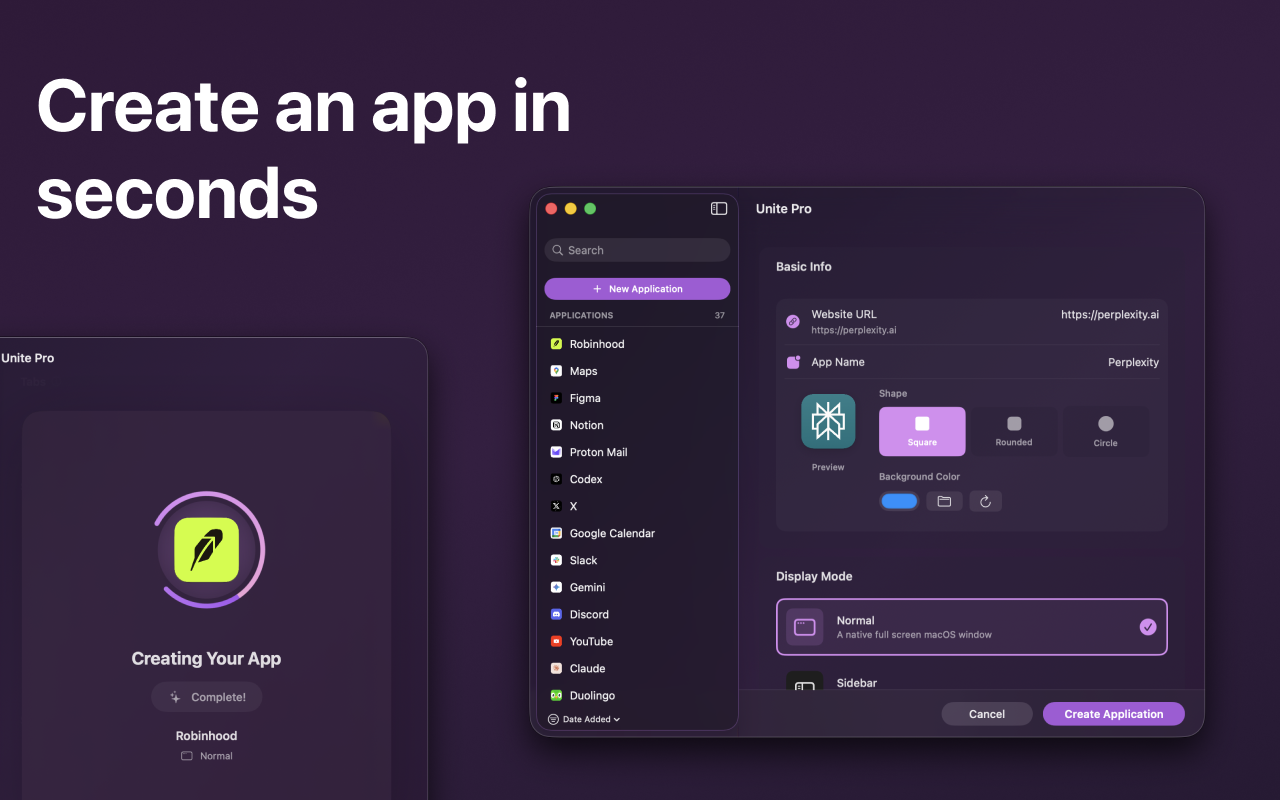 Unite Pro Screenshot 1