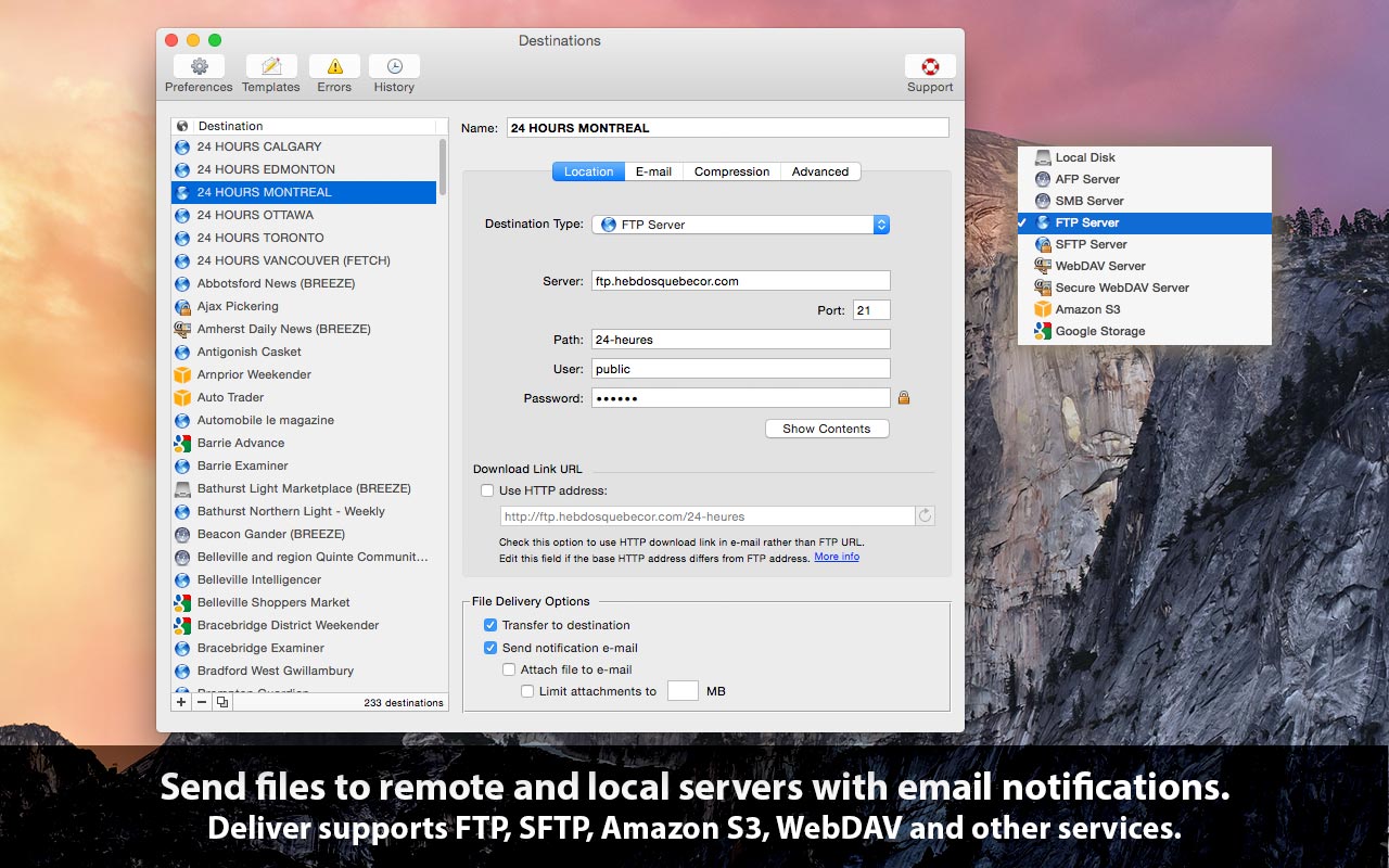 Deliver Express Standard Screenshot 1