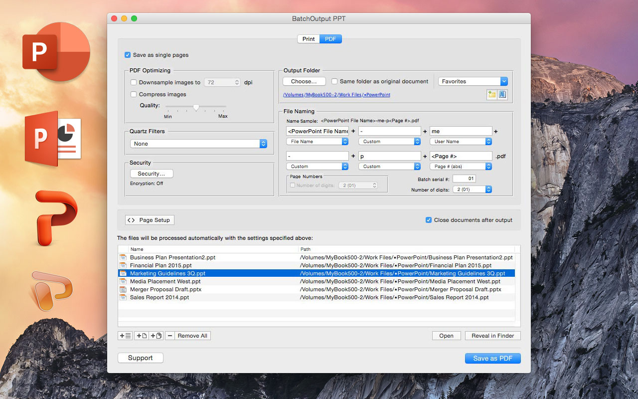 BatchOutput PPT Screenshot 1
