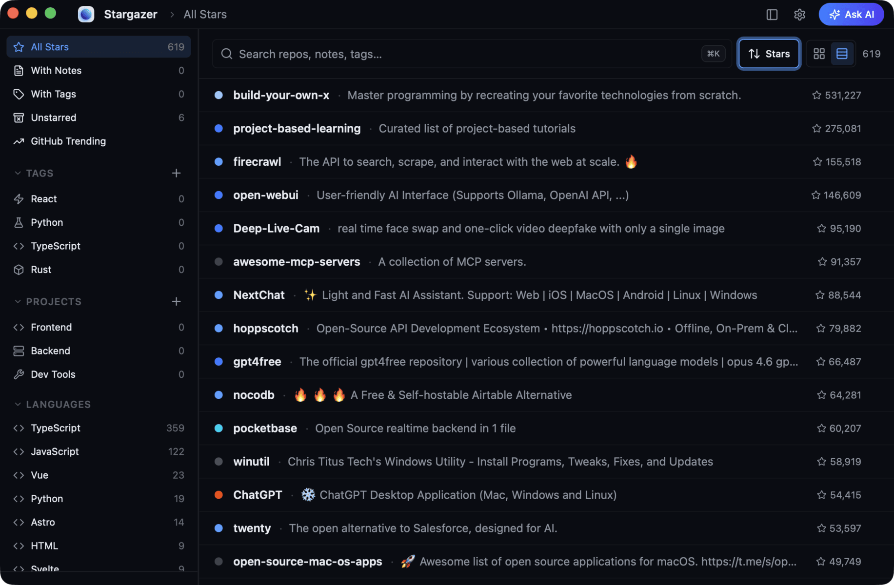 Stargazer Screenshot 1