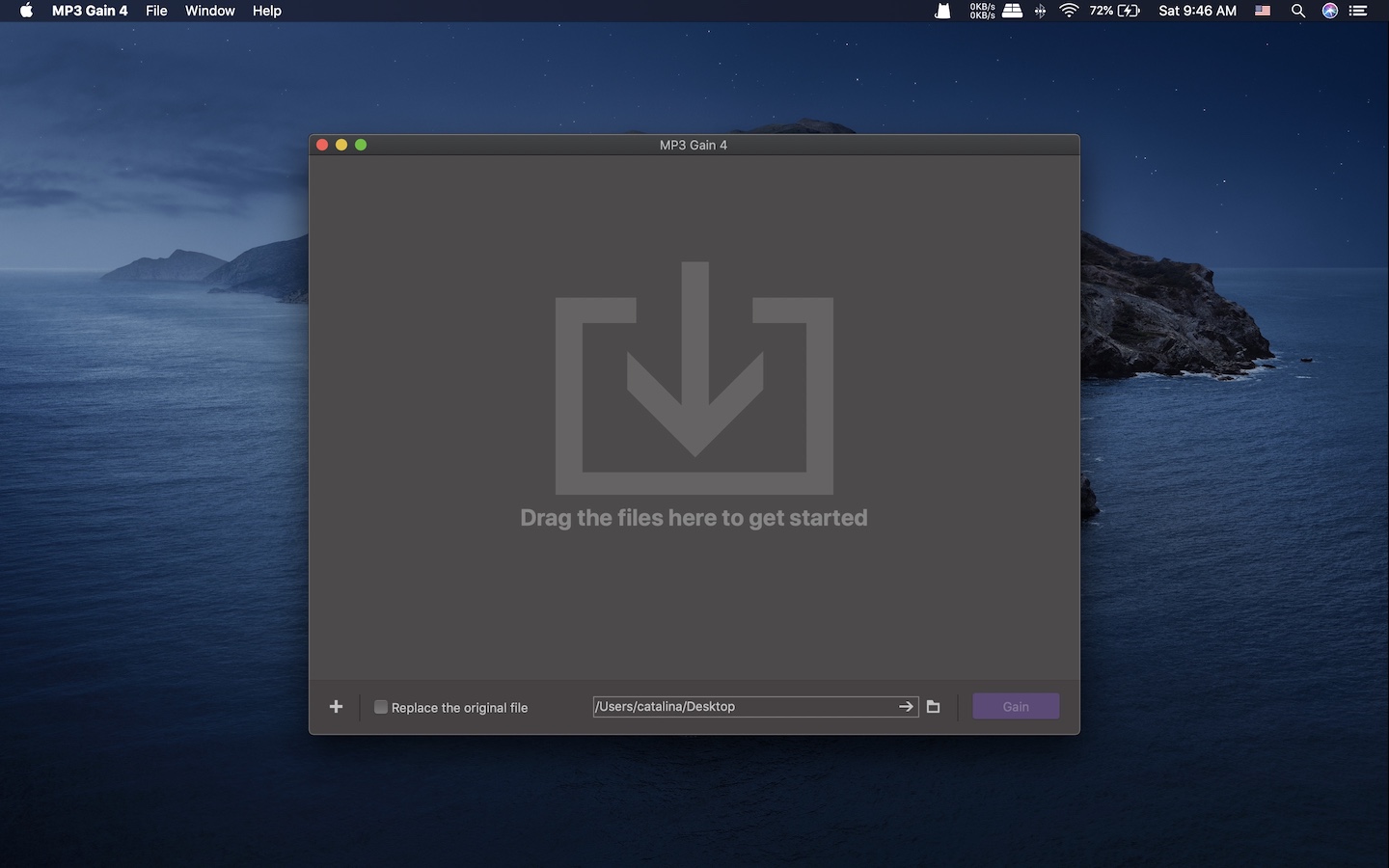 MP3 Gain Screenshot 1