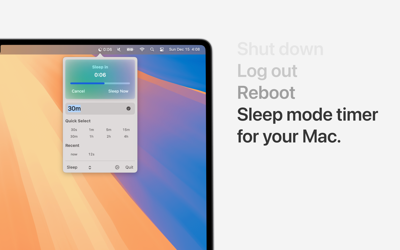 Sleep Utility Screenshot 1