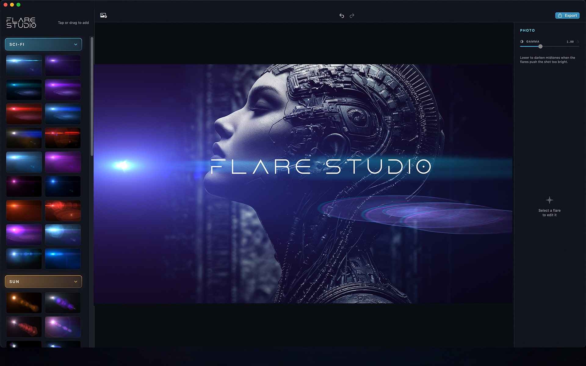 Flare Studio Screenshot 1