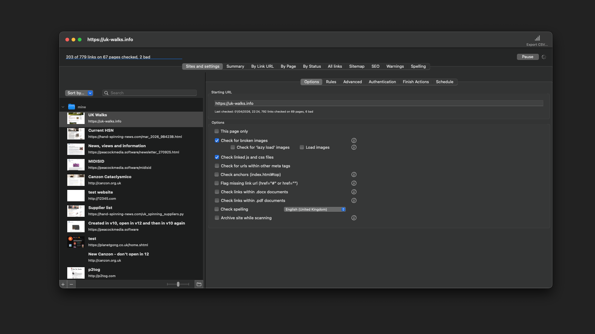 Scrutiny Screenshot 1