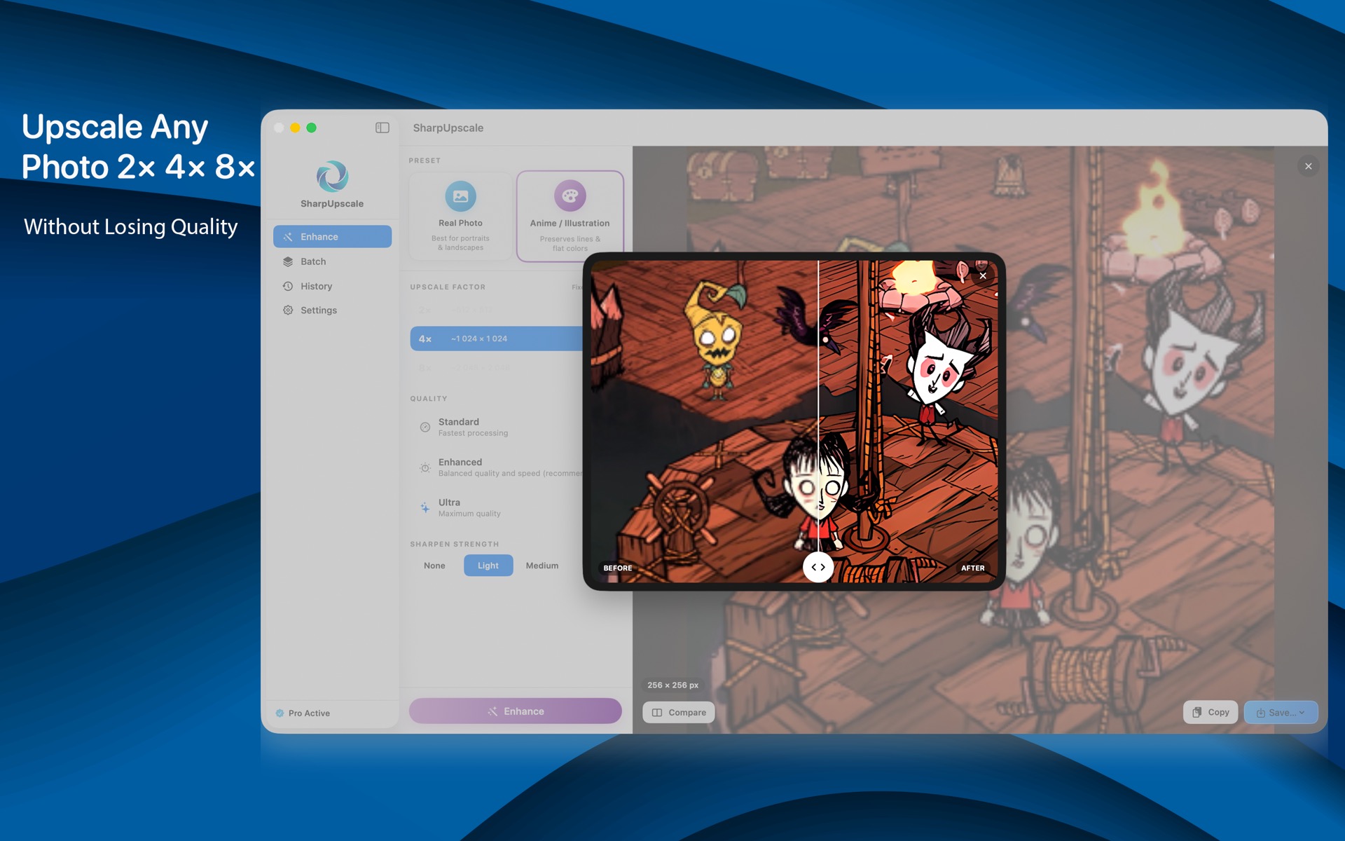 SharpUpscale: AI Photo Upscaler Screenshot 1